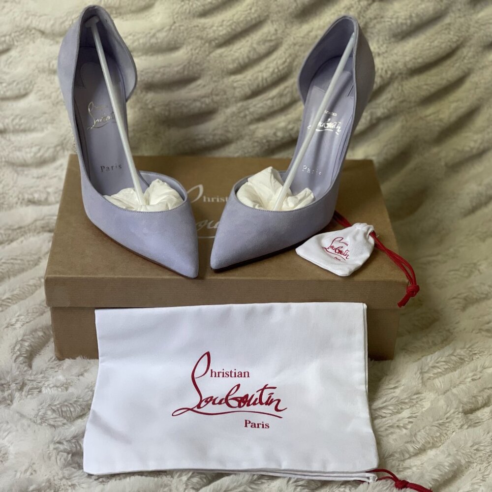 Christian Louboutin Iriza 100mm – Skylight Blue Sz 40 (US 9)